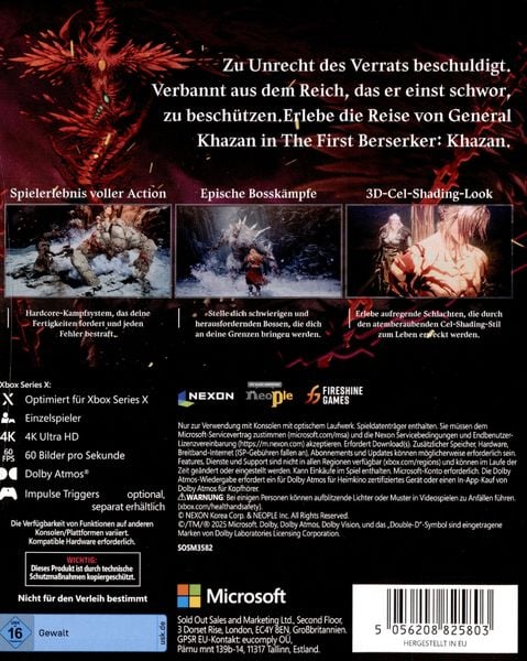 Produktbild: The First Berserker: Khazan