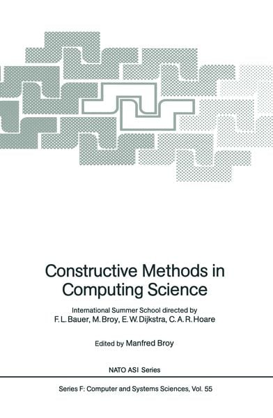 Produktbild: Constructive Methods in Computing Science