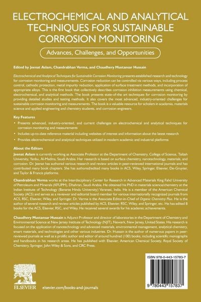 Produktbild: Electrochemical and Analytical Techniques for Sustainable Corrosion Monitoring