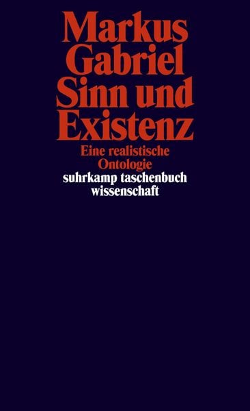 Produktbild: Sinn und Existenz - Eine realistische Ontologie (Sinnfeldtheorie 1)