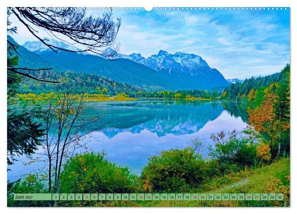 Produktbild: Das Obere Isartal - Eine Bayerische Region f&uuml;r Entdecker (Wandkalender 2027 DIN A2 quer), CALVENDO Monatskalender