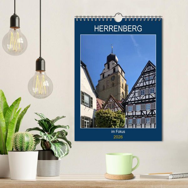 Produktbild: Herrenberg im Fokus (Wandkalender 2026 DIN A4 hoch), CALVENDO Monatskalender