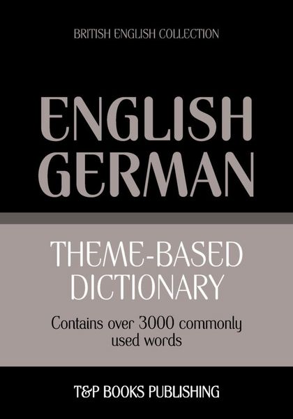 Produktbild: Theme-based dictionary British English-German - 3000 words