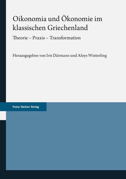 Produktbild: Oikonomia und &Ouml;konomie im klassischen Griechenland
