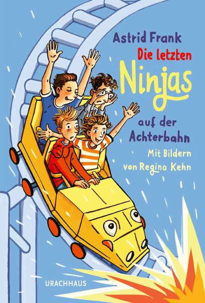 Die letzten Ninjas auf der Achterbahn, Gebundene Ausgabe von Astrid Frank, Urachhaus, 9783825153519