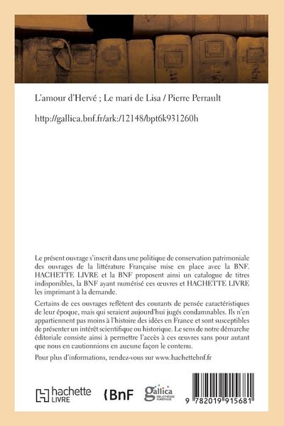 Produktbild: L'amour d'Herv&eacute;. Le mari de Lisa