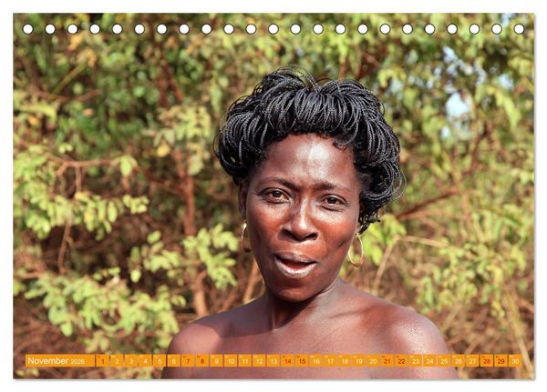 Produktbild: Westafrika Menschen 2026 (Tischkalender 2026 DIN A5 quer), CALVENDO Monatskalender