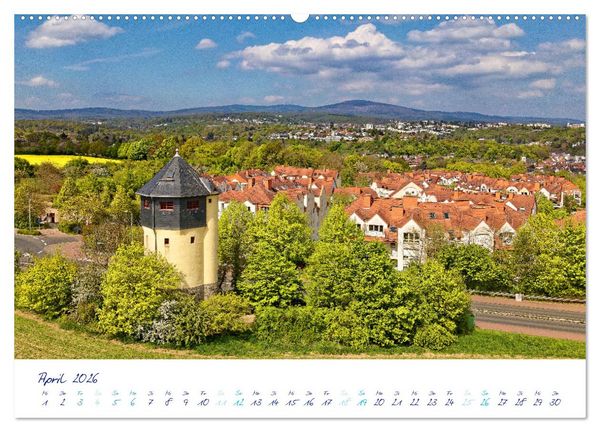 Produktbild: Taunus, deine T&uuml;rme (hochwertiger Premium Wandkalender 2026 DIN A2 quer), Kunstdruck in Hochglanz