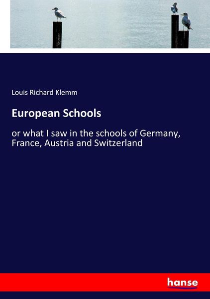 European Schools, Taschenbuch von Louis Richard Klemm, Hansebooks, 9783337198305