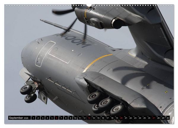 Produktbild: Augenblicke in der Luft: Airbus A400M (hochwertiger Premium Wandkalender 2026 DIN A2 quer), Kunstdruck in Hochglanz