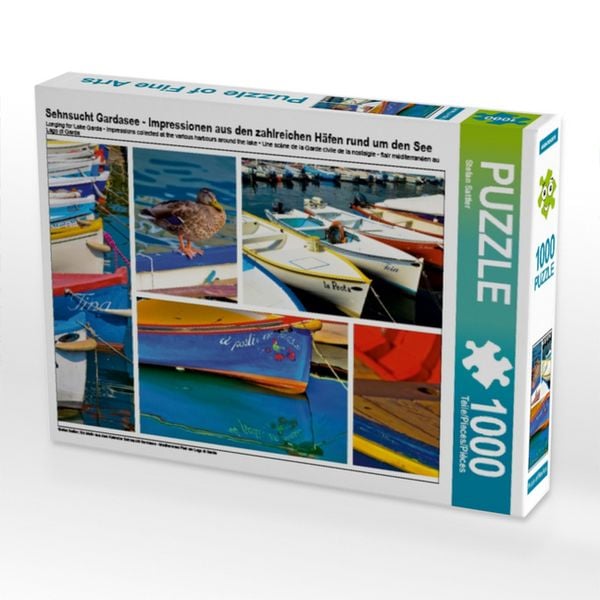 Produktbild: Sehnsucht Gardasee - Impressionen aus den zahlreichen H&auml;fen rund um den See (Puzzle)