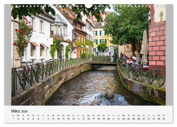 Produktbild: Freiburg im Breisgau. Malerische Stadt am Rande des Schwarzwaldes (Wandkalender 2026 DIN A3 quer), CALVENDO Monatskalender
