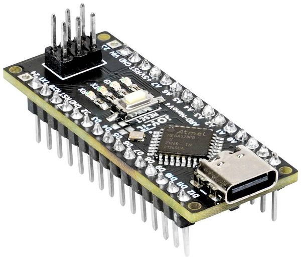 Produktbild: Joy-it ard-NanoV4 Arduino Board Nano V4 MC Arduino kompatibel (Original Chip)