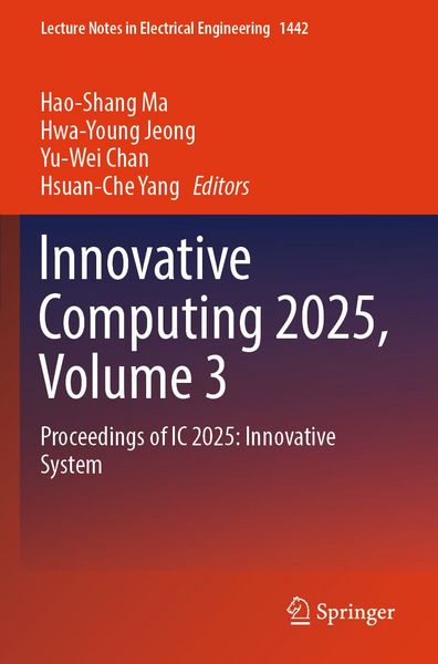 Produktbild: Innovative Computing 2025, Volume 3
