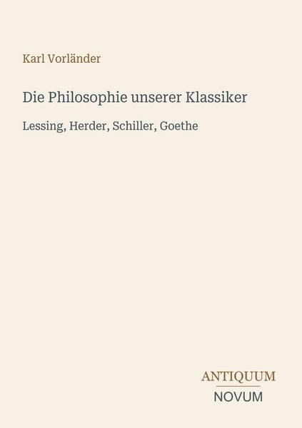 Produktbild: Die Philosophie unserer Klassiker