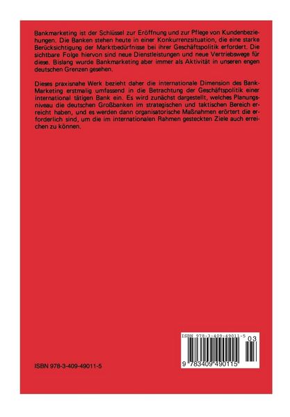 Produktbild: Bankmarketing im internationalen Gesch&auml;ft