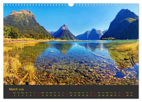 Produktbild: Spirit of New Zealand (Wall Calendar 2026 DIN A3 landscape), CALVENDO 12 Month Wall Calendar
