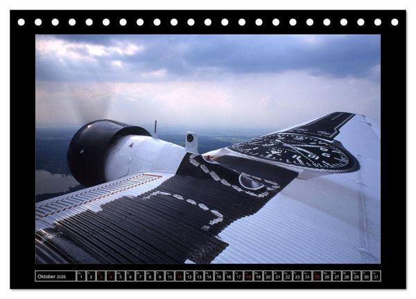 Produktbild: JU-AIR Ju-52 (Tischkalender 2026 DIN A5 quer), CALVENDO Monatskalender