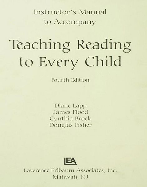 Produktbild: Instructor's Manual to Accompany Teaching Reading to Every Child