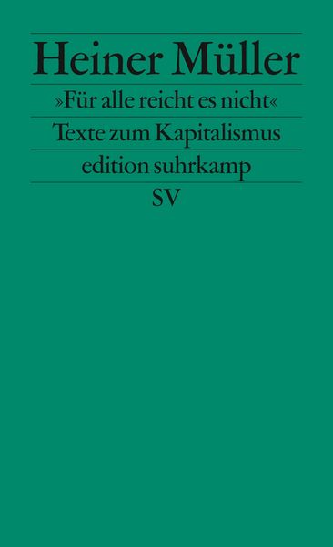Produktbild: &raquo;F&uuml;r alle reicht es nicht&laquo;