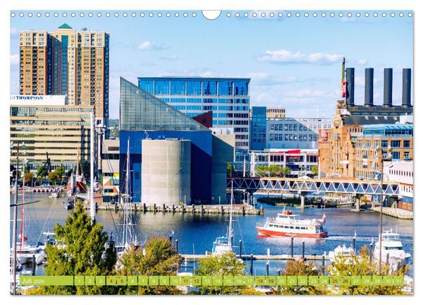 Produktbild: Baltimore. Maritimer Charme an der Ostk&uuml;ste der USA (Wandkalender 2026 DIN A3 quer), CALVENDO Monatskalender