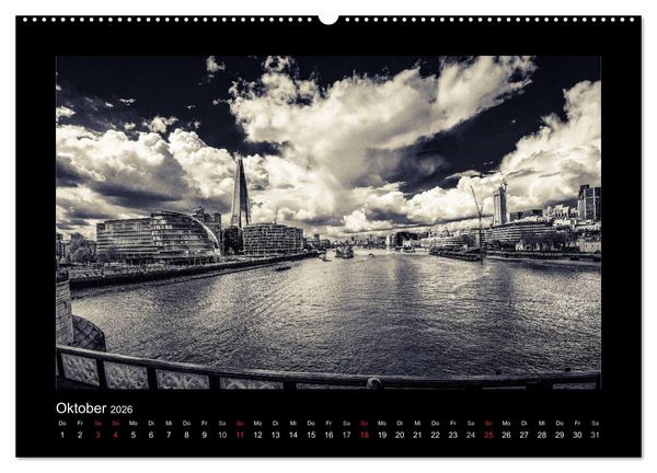 Produktbild: London-Bilder (Wandkalender 2026 DIN A2 quer), CALVENDO Monatskalender