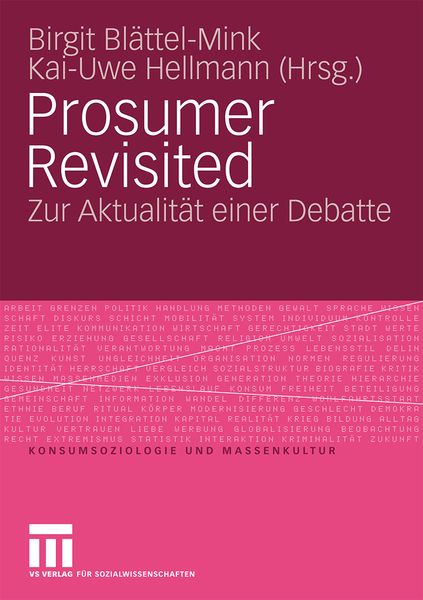 Produktbild: Prosumer Revisited