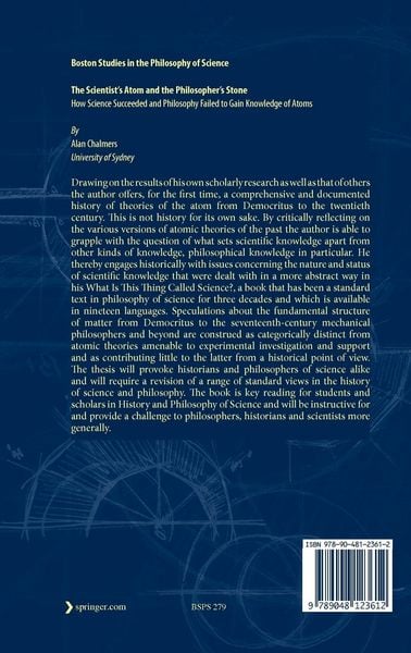 Produktbild: The Scientist's Atom and the Philosopher's Stone