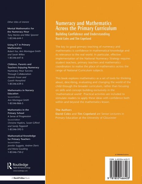 Produktbild: Numeracy and Mathematics Across the Primary Curriculum
