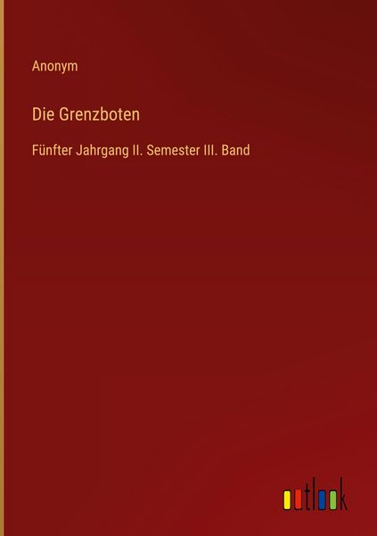 Produktbild: Die Grenzboten