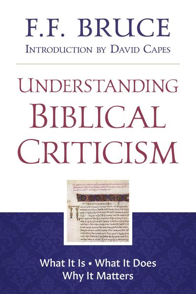 Produktbild: Understanding Biblical Criticism
