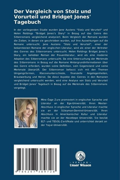 Produktbild: Der Vergleich von Stolz und Vorurteil und Bridget Jones' Tagebuch