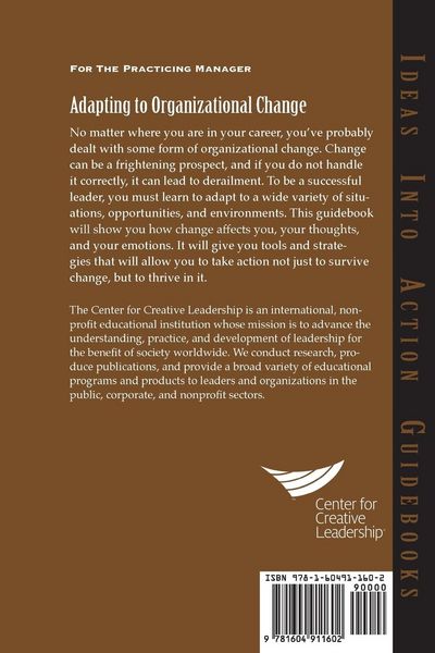Produktbild: Adapting to Organizational Change