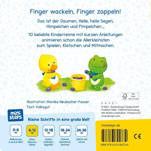 Ministeps: Fingerspiele für Klitzekleine