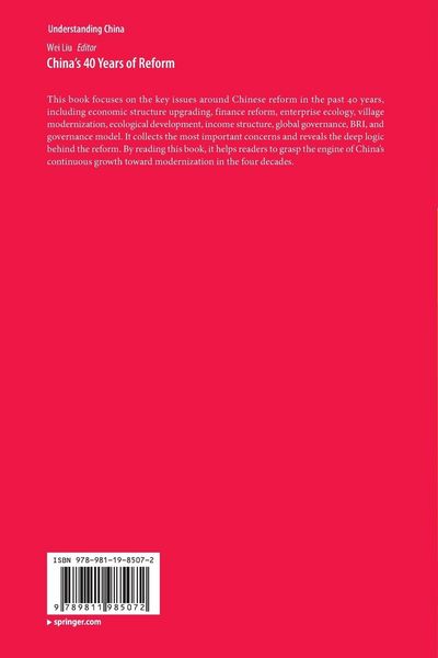 Produktbild: China&rsquo;s 40 Years of Reform