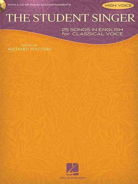 Produktbild: The Student Singer: 25 Songs in English for Classical Voice Book/Online Audio