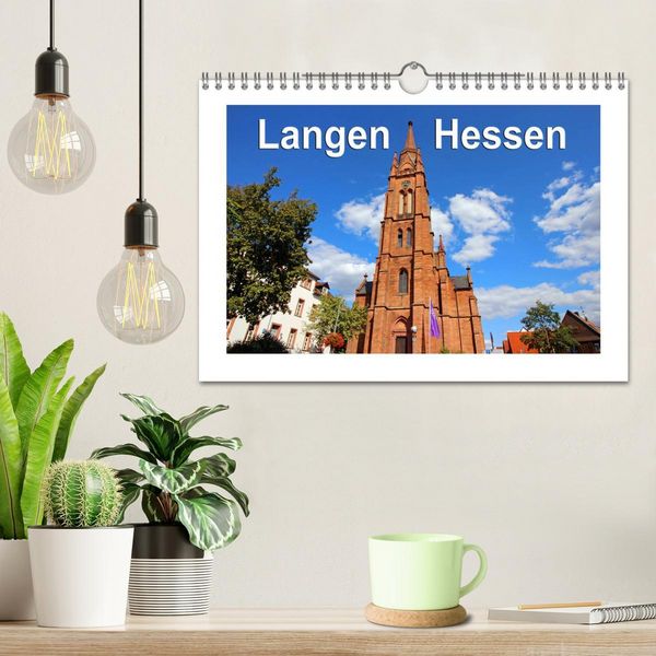 Produktbild: Langen - Hessen (Wandkalender 2026 DIN A4 quer), CALVENDO Monatskalender