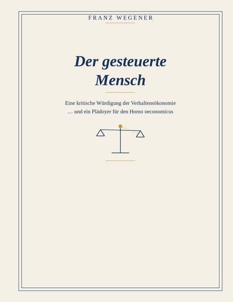 Produktbild: Der gesteuerte Mensch