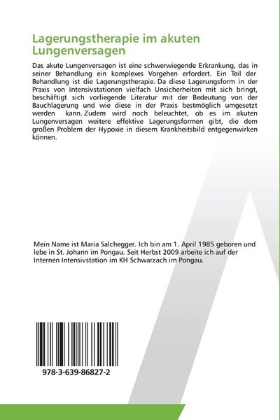 Produktbild: Lagerungstherapie im akuten Lungenversagen