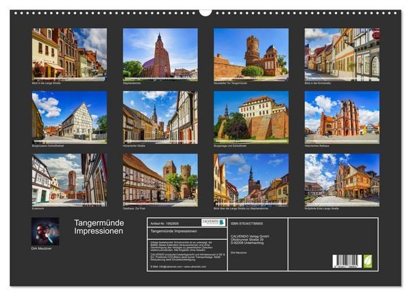 Produktbild: Tangerm&uuml;nde Impressionen (Wandkalender 2026 DIN A2 quer), CALVENDO Monatskalender