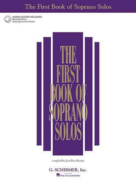 Produktbild: The First Book of Soprano Solos Book/Online Audio