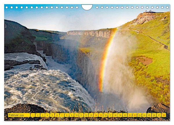 Produktbild: Islands Wasserf&auml;lle (Wandkalender 2026 DIN A4 quer), CALVENDO Monatskalender