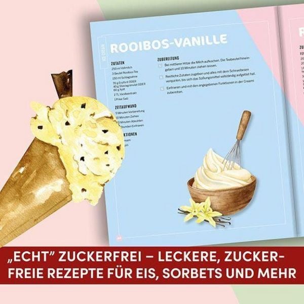 Produktbild: Die 150 besten zuckerfreien Rezepte f&uuml;r die Ninja Creami