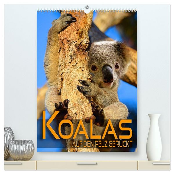Produktbild: Koalas auf den Pelz ger&uuml;ckt (hochwertiger Premium Wandkalender 2026 DIN A2 hoch), Kunstdruck in Hochglanz