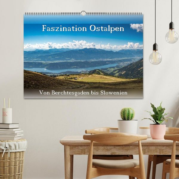 Produktbild: Faszination Ostalpen - von Berchtesgaden bis Slowenien (Wandkalender 2026 DIN A2 quer), CALVENDO Monatskalender