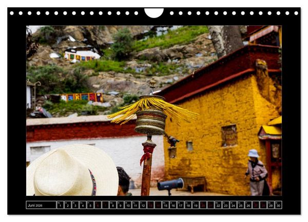 Produktbild: Eine Rundreise durch Tibet (Wandkalender 2026 DIN A4 quer), CALVENDO Monatskalender