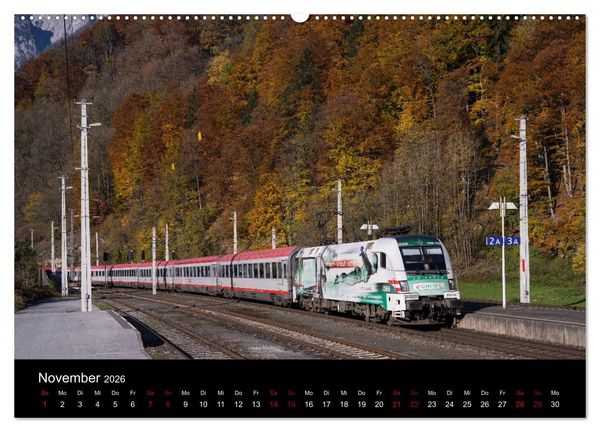 Produktbild: Die Bahn im Salzburgerland (Wandkalender 2026 DIN A2 quer), CALVENDO Monatskalender