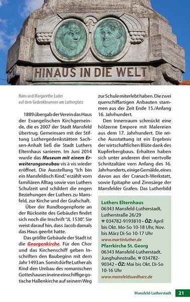 Produktbild: Der Reformator Martin Luther - Reisef&uuml;hrer
