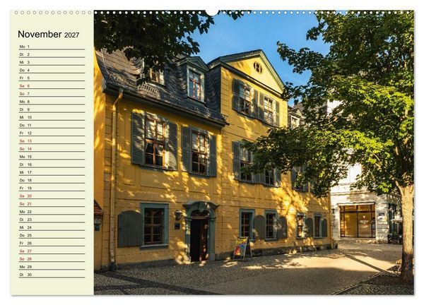 Produktbild: Weimar - Mit Plan durch das Jahr (hochwertiger Premium Wandkalender 2027 DIN A2 quer), Kunstdruck in Hochglanz