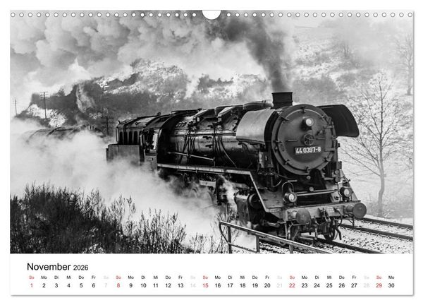 Produktbild: Dampfloks in der DDR (Wandkalender 2026 DIN A3 quer), CALVENDO Monatskalender